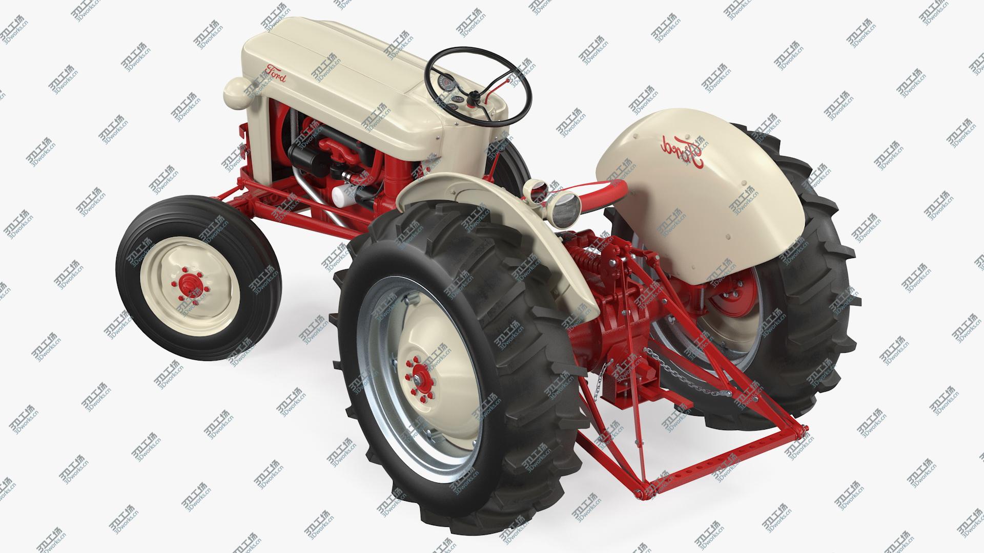 images/goods_img/202104091/Ford NAA Golden Jubilee 1953 Vintage Tractor Rigged model/1.jpg